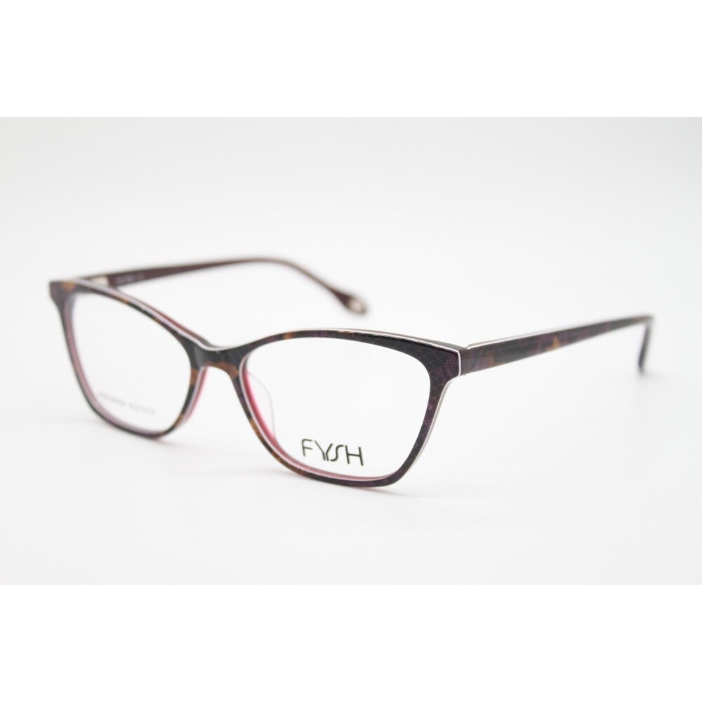 NEW FYSH 3684 S406 BERRY SNAKE AUTHENTIC EYEGLASSES 54-16